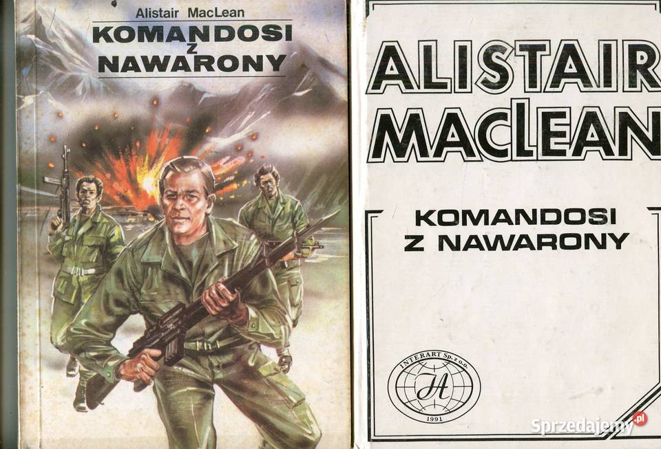 Komandosi z Nawarony Alistair Maclean 2 wydania zachodniopomorskie Szczecin