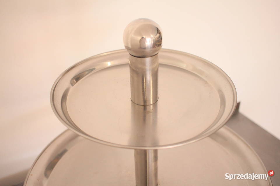 Piękna patera 3 poziomowa aluminiowa Pszczyna