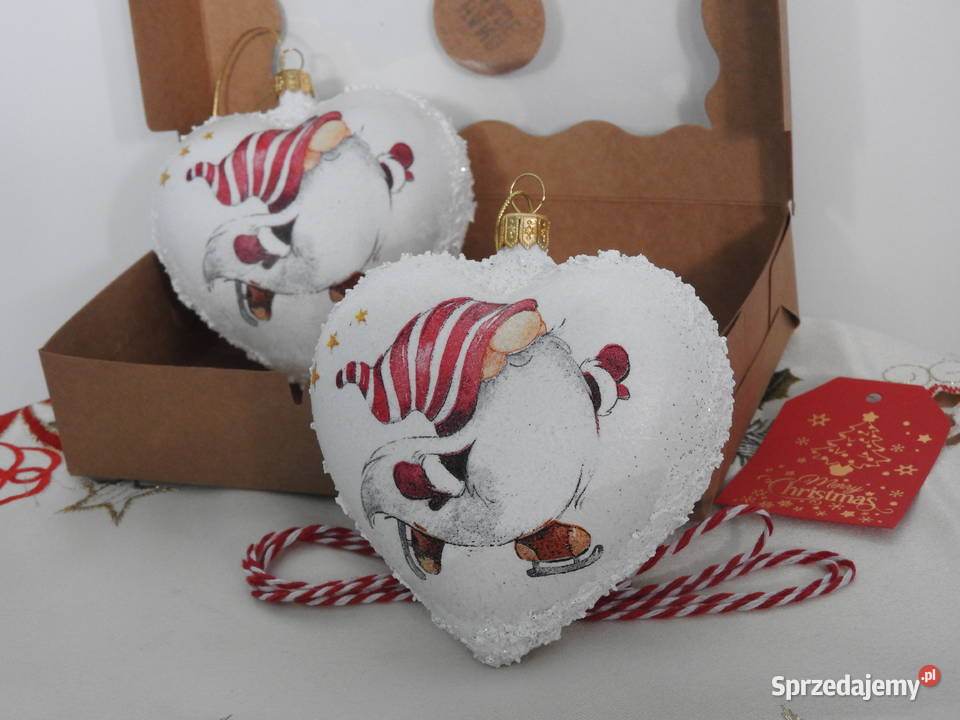 Bombki decoupage handmade prezent święta Bytom