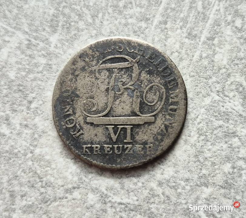 45 NIEMCY srebro 6 Krajcarów 1810 r Wola Kruszyńska