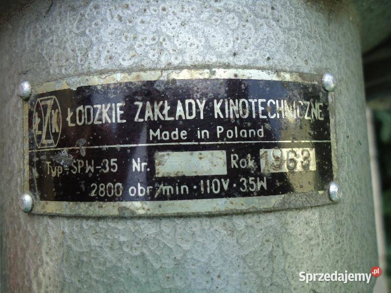 Kolekcjonerski projektor filmowy Polski lampowy Nowy Sącz