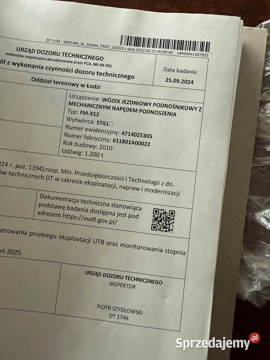 wózek elektryczny retrak STILL FMX12 Triplex Działoszyn