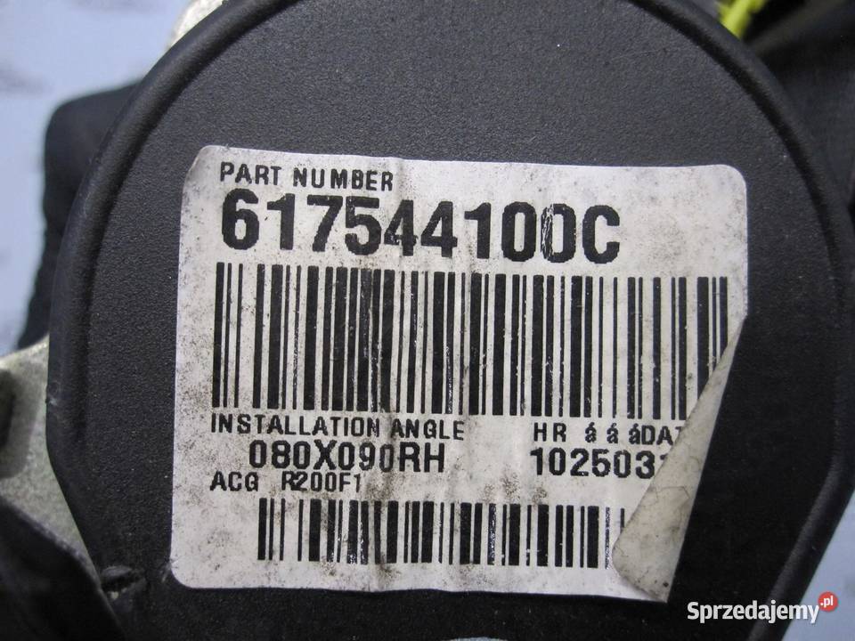NISSAN JUKE I 13r pas bezpieczeństwa prawy przód Pasy bezpieczeństwa