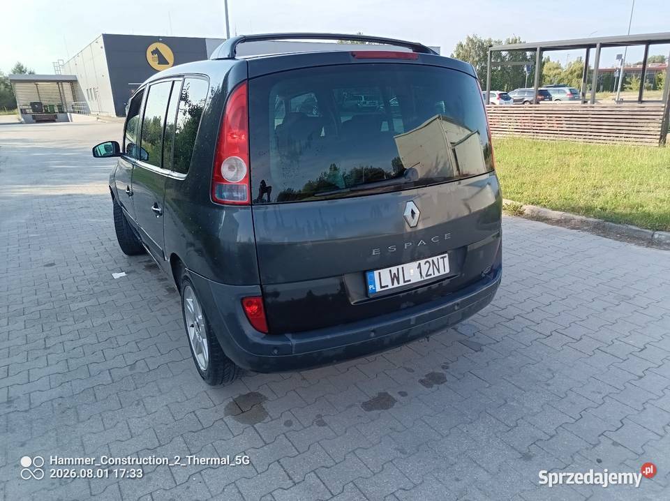 Renault Espace 42004r 22 diesel 150 7 os długie poduszka powietrzna Włodawa