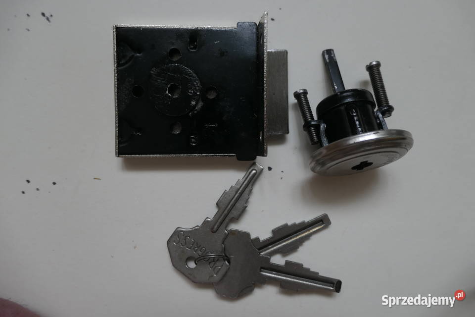 Zamek biurkowy szafkowy Progress z czasów PRL dolnośląskie Wrocław