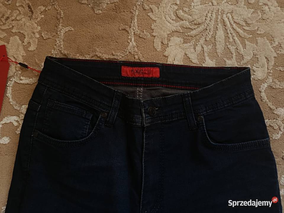 Jeansy męskie Hugo Boss ciemne rozmiar 3132 Białystok