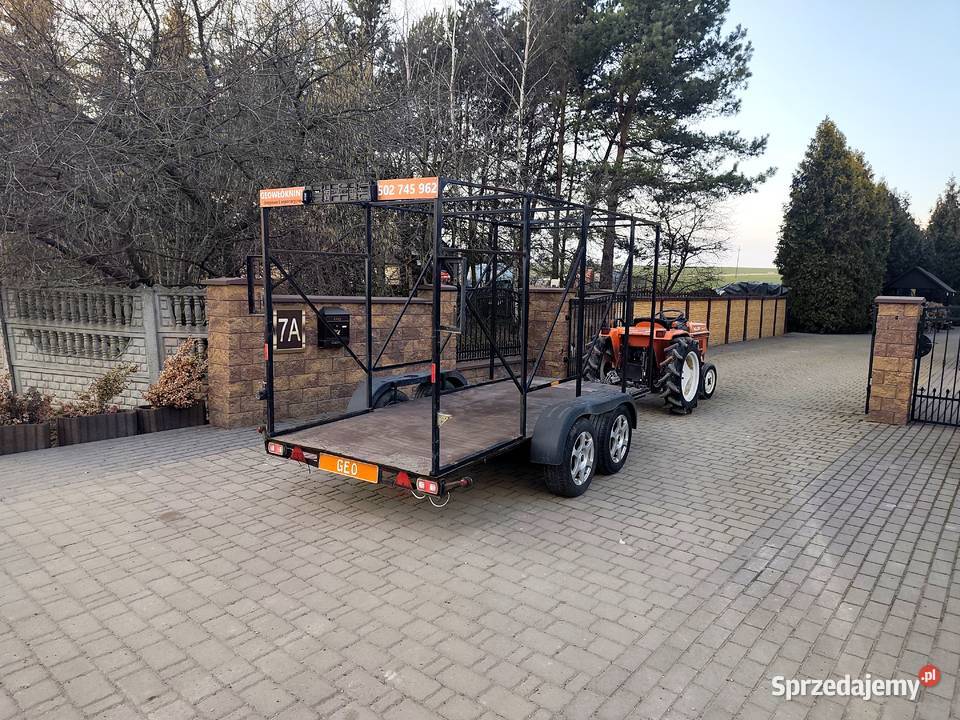 Przyczepa Przyczepa Dwuosiowa 350 x 140 towarowe świętokrzyskie Wodzisław