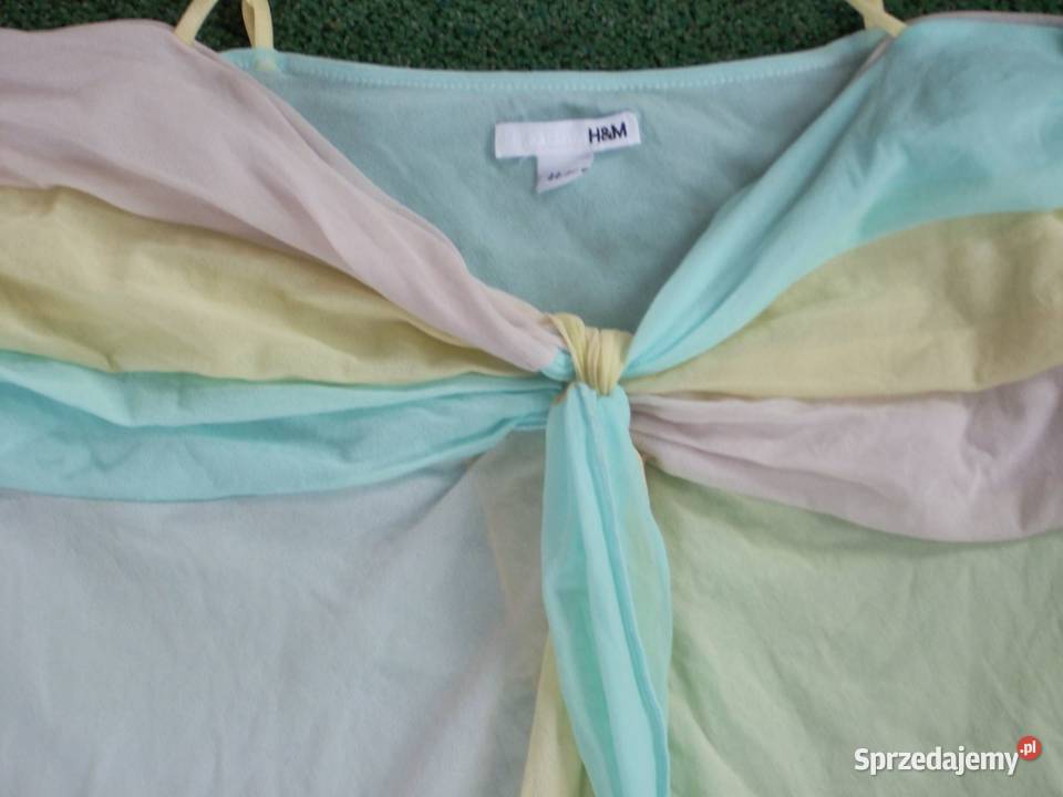 HM Pastelowa Bluzka Top Lato 44 46 Nowy Sącz