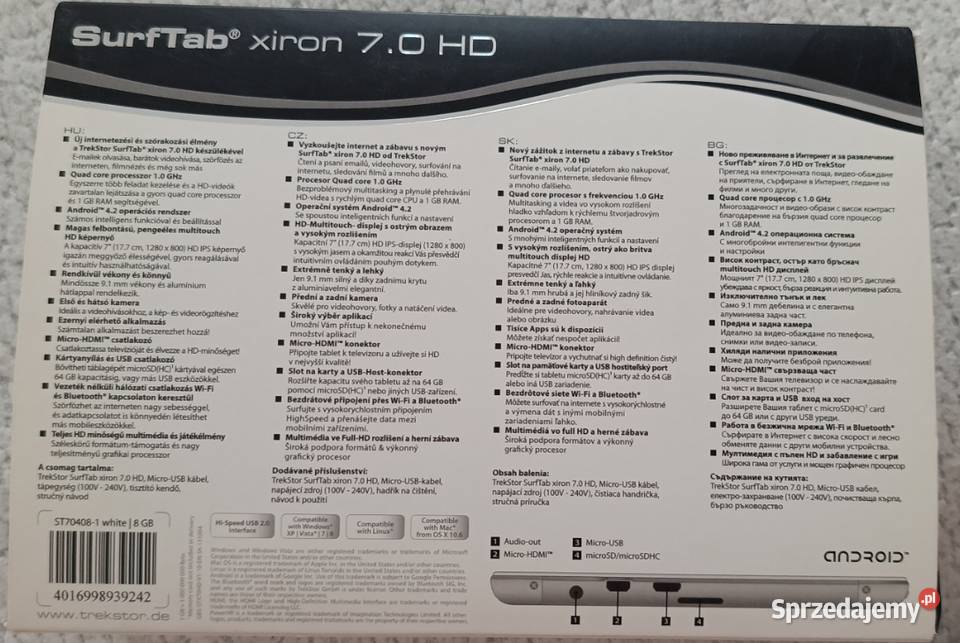 TrekStor SurfTab xiron 70 HD Elektronika Ełk