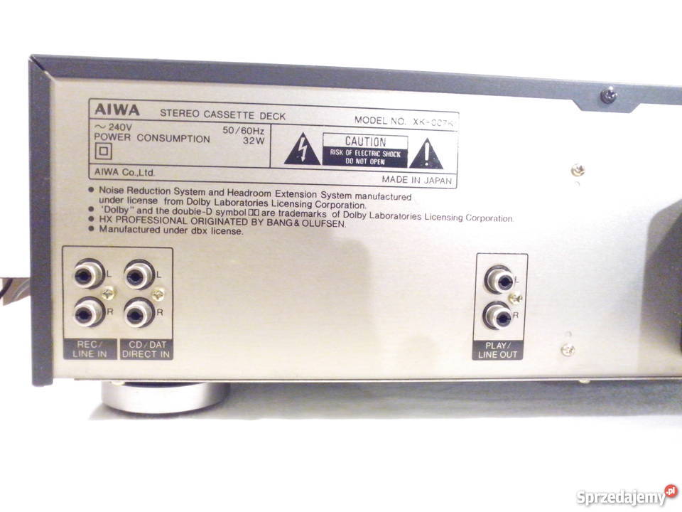 EXCELIA aiwa XK-007 3HADカセットデッキ 整備品 - オーディオ機器