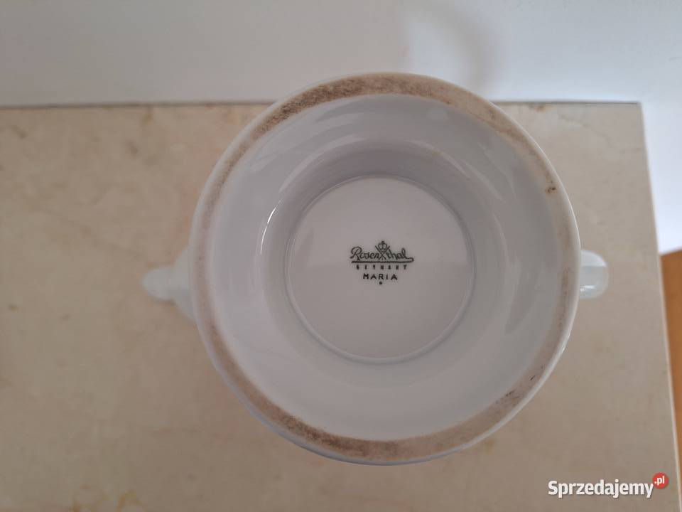 Dzbanek do kawy Rosenthal Maria Biała porcelana Gdańsk