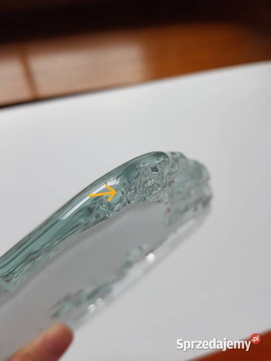 Figurka plakieta Pies i zając szkło Ząbkowice śląskie Dąbrowa Górnicza