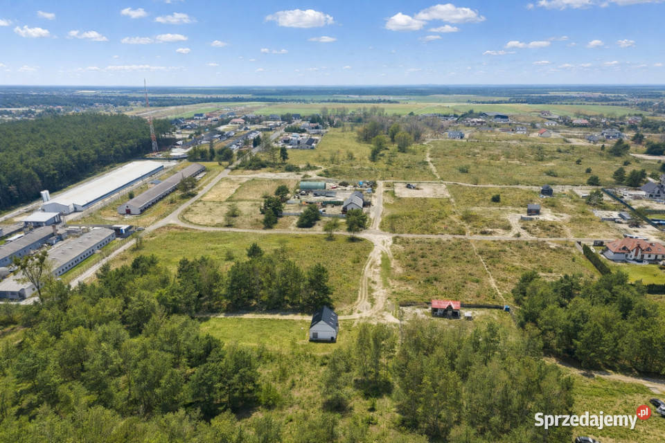 Działka budowlana ścianie lasu Rurzyca