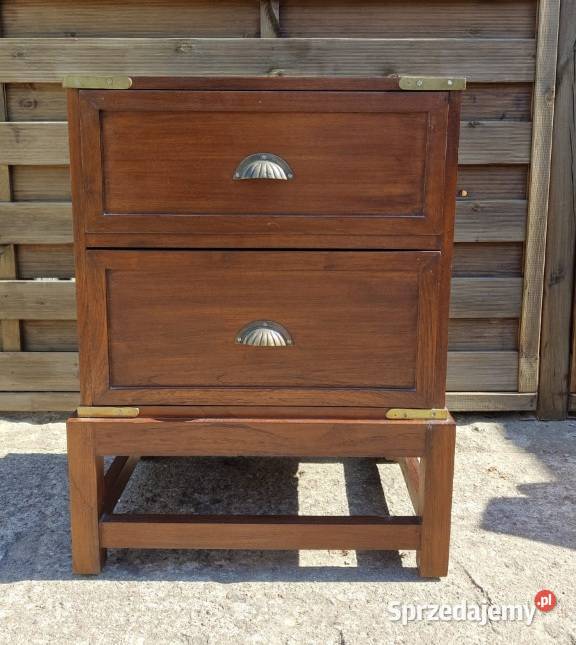 Komoda kolonialna drewniana szafka nocna Warszawa