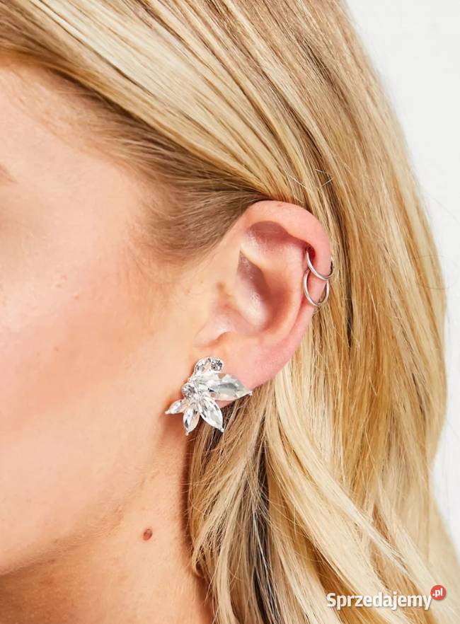 Bogato zdobione Subtelne kolczyki z Londynu NOWE Kolczyki Kraków