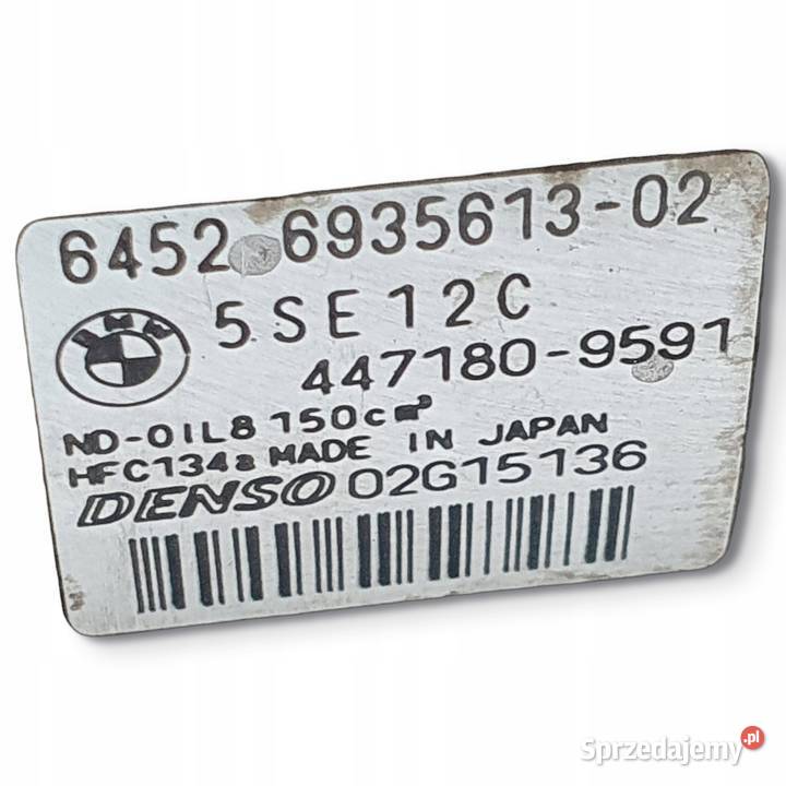 SPRĘŻARKA KLIMATYZACJI BMW E87 E90 20 D 6935613 Chełm