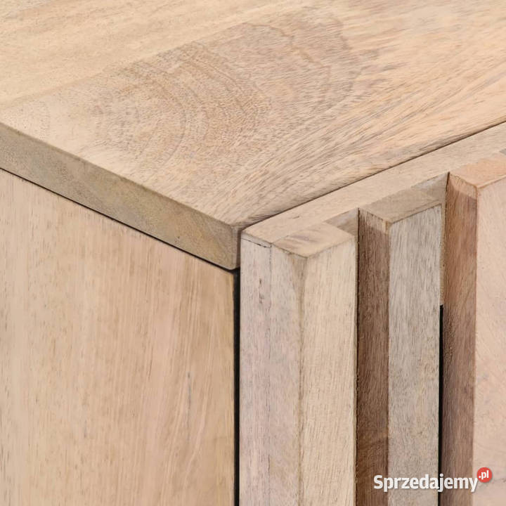 Szafka nocna 40x34x46 bielone drewno mango