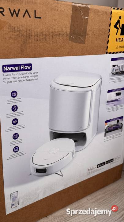 Robot sprzątający mopujący Nerwal Flow nowy AGD drobne mazowieckie Parzniew