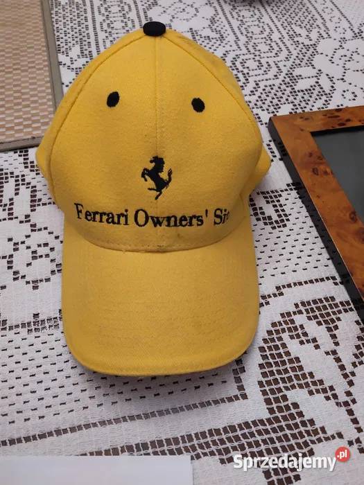 czapka z logo Ferrari Nakrycia głowy Moda i Styl podkarpackie Sanok