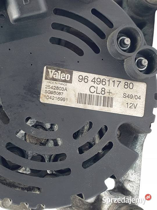 ALTERNATOR Peugeot 1007 206 207 307 Partner 16 Układ elektryczny, zapłon Chełm