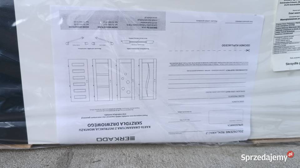 Drzwi Erkado Exmoor 70 prawe nowe regulowana Dęblin