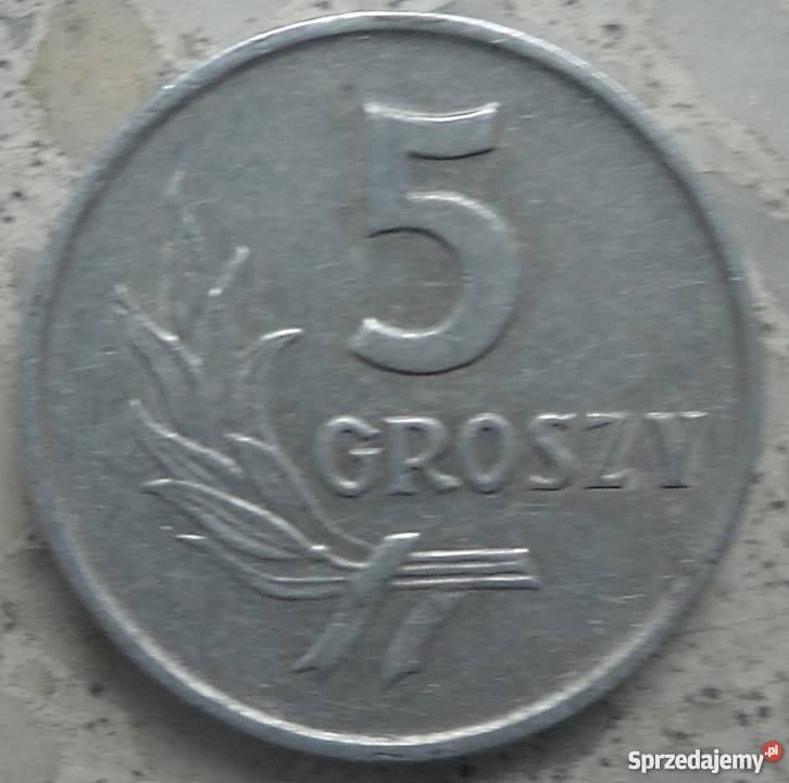 POLSKA5 GROSZY1962 r bzAL Legionowo