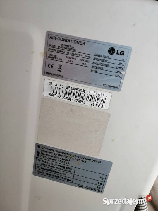 Klimatyzator Inwerter LG MU4M25 Nadarzyn