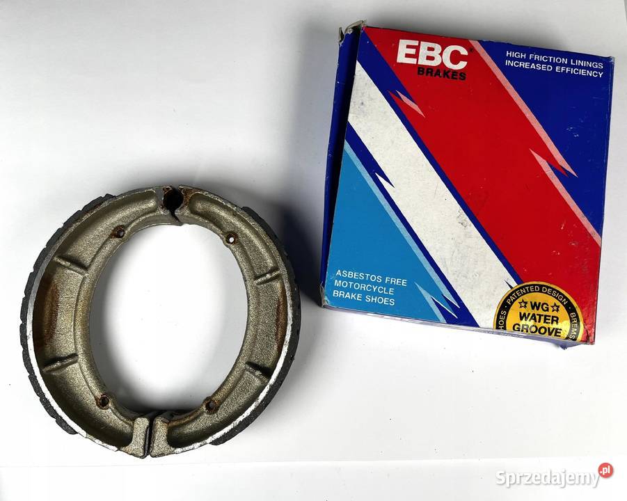 Zestaw szczęk hamulcowych EBC rowkowanych EBC Łobżenica