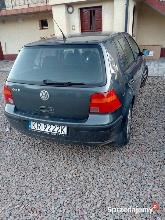 Vw golf 4 bezyna Rok produkcji 2000 Mogilany