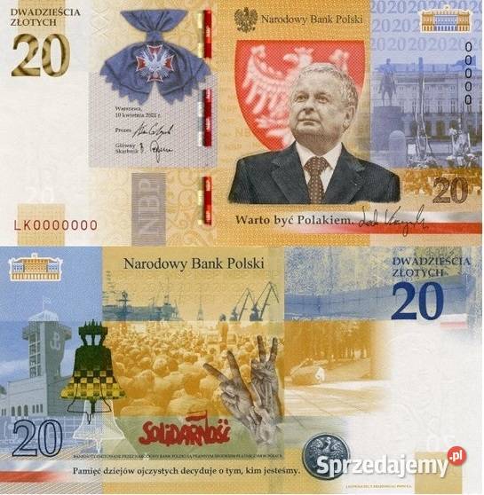 Chrzciny Komunia Wesele Ślub Zestaw Banknot 1050
