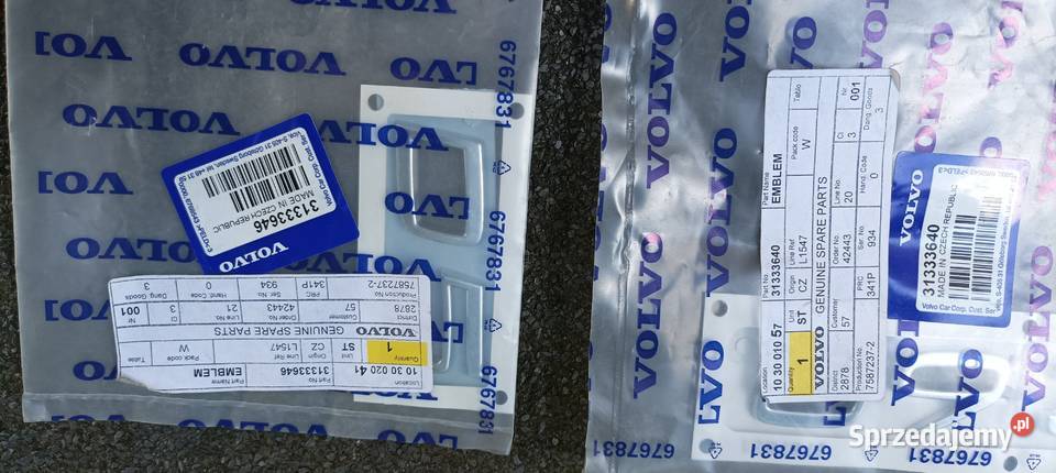 Volvo XC60 napisy pokrywy tylnej lampka tył led Oświetlenie Łódź
