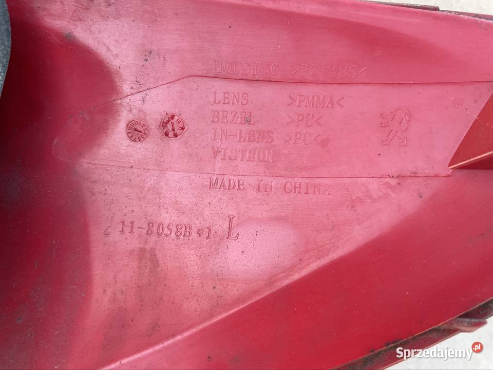Lampa tył tylna lewa prawa peugeot 206 plus Części samochodowe zachodniopomorskie Szczecin