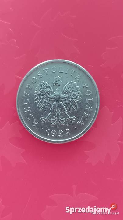 Moneta 1 1992 piękna SALE Jastrzębie-Zdrój