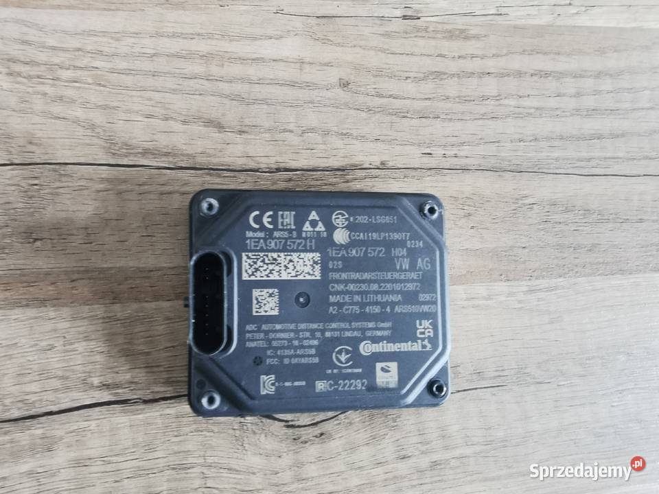1EA907572H RADAR SENSOR DISTRONIC VW ID3 ID4 ID5 dolnośląskie Pielgrzymka