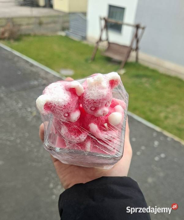 Świeca sojowa zakochane misie Pruszcz Gdański