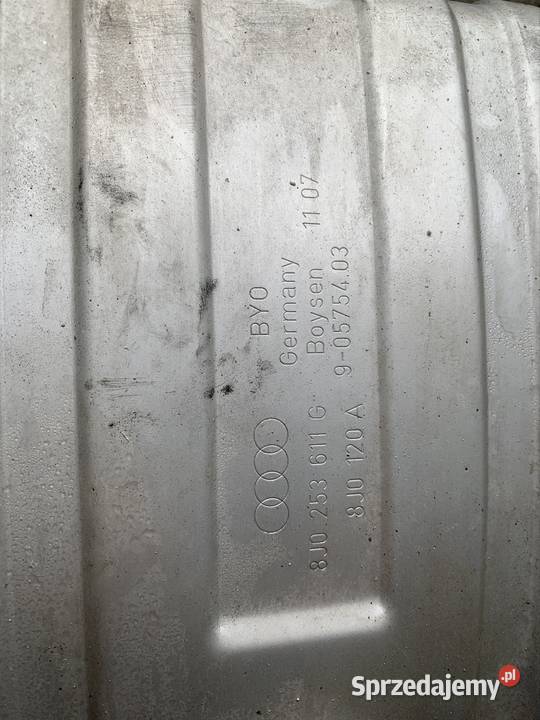 Tłumnik Końcowy wydech Oryginalny Audi TT 8J 20 Gizałki