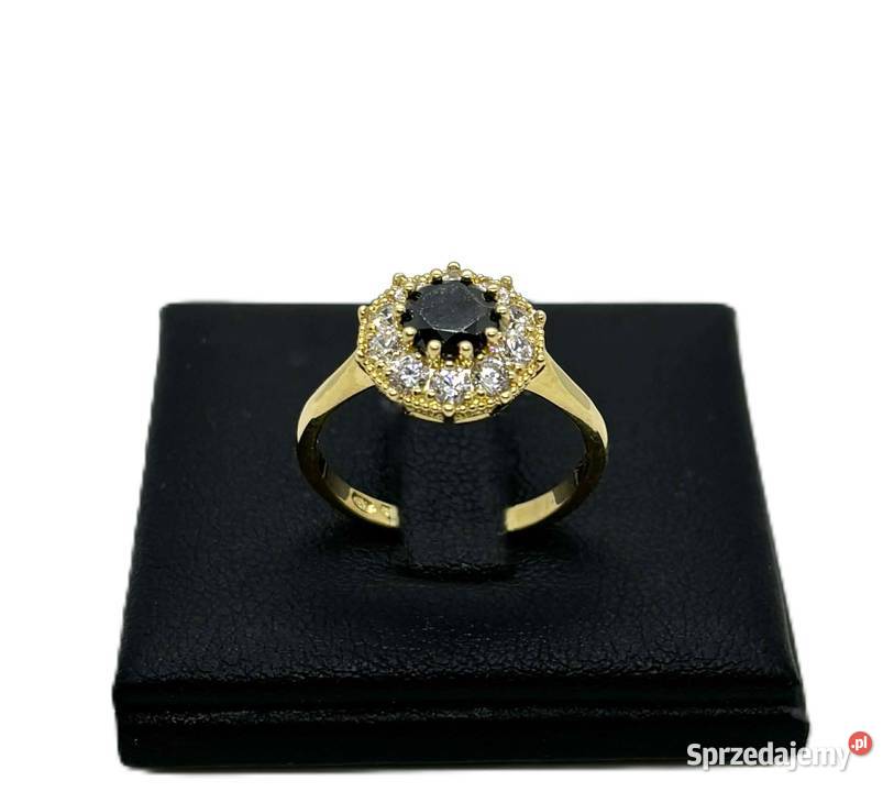 Złoty Pierścionek pr 585 380g R16 warmińsko-mazurskie Elbląg