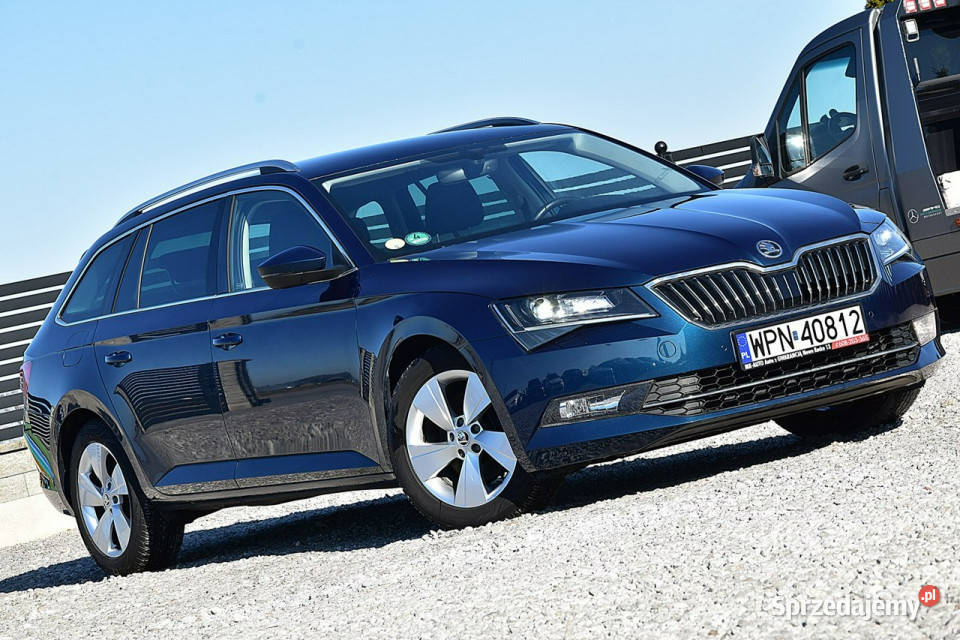 koda Superb 16Tdi 120 Led Navi Xenon Gwarancja aluminiowe felgi