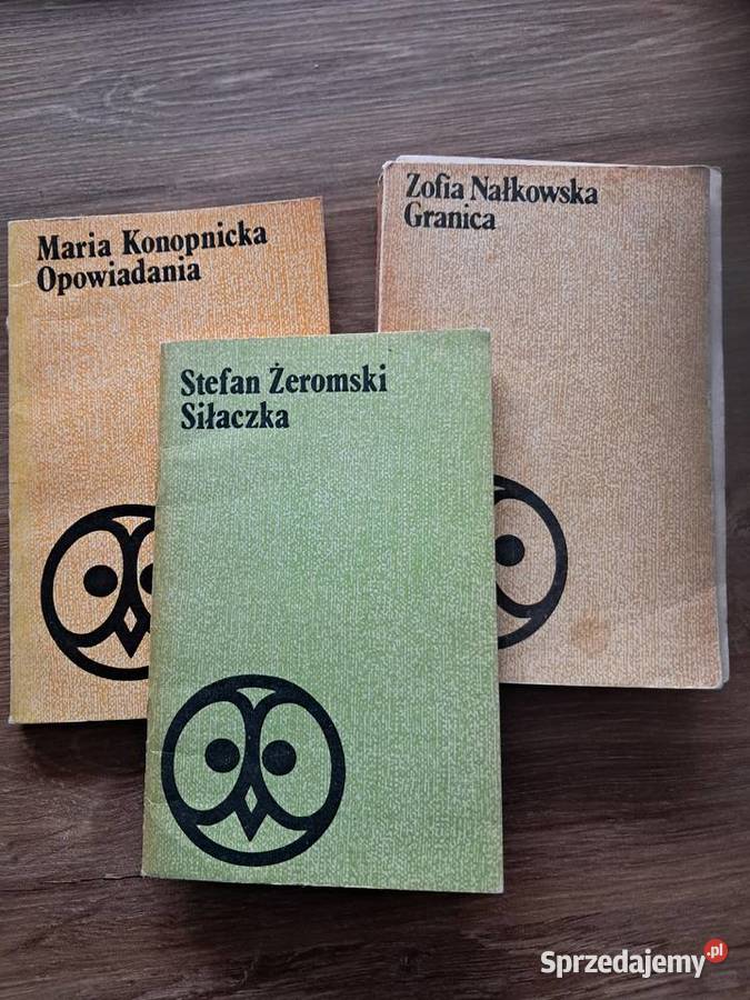 3 książki lektury szkolne z 1979r stan db Sandomierz sprzedam