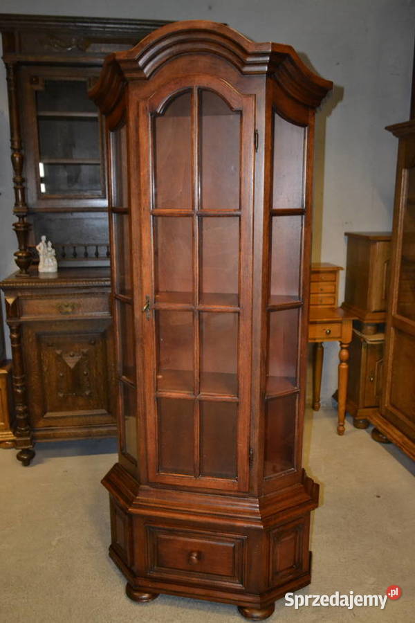 witryna jednodrzwiowa orzech Meble śląskie