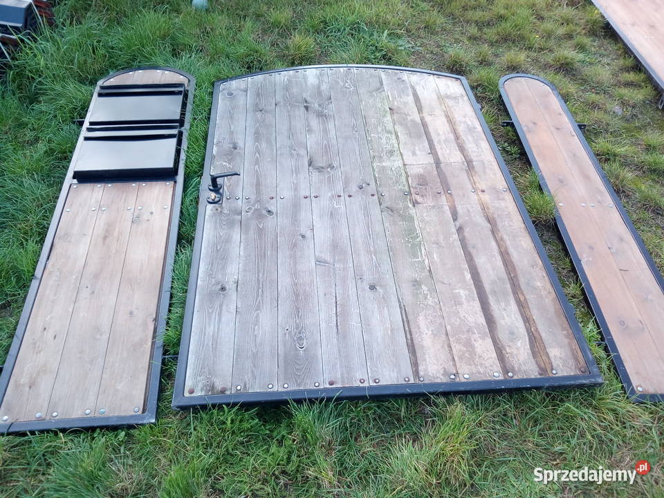 Drewniana brama furtka przęsła 9 metrów Kąty Wrocławskie sprzedam