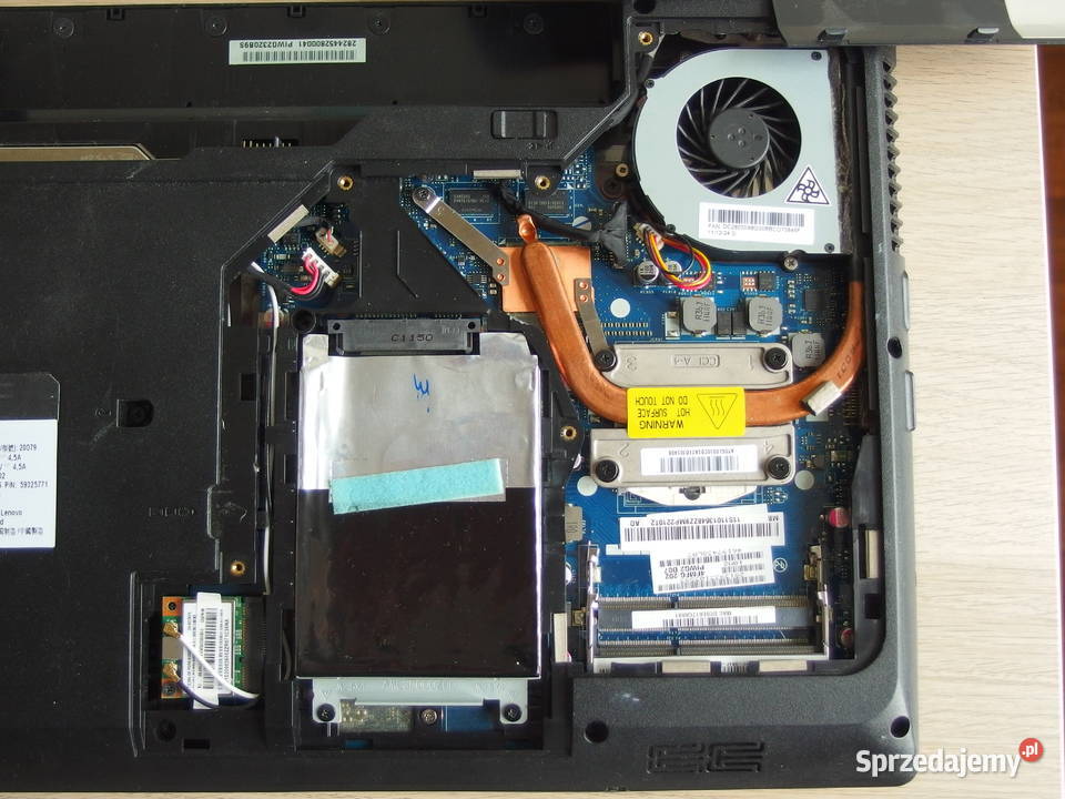 Laptop LENOVO G570 na części matryca klawiatura Orzesze