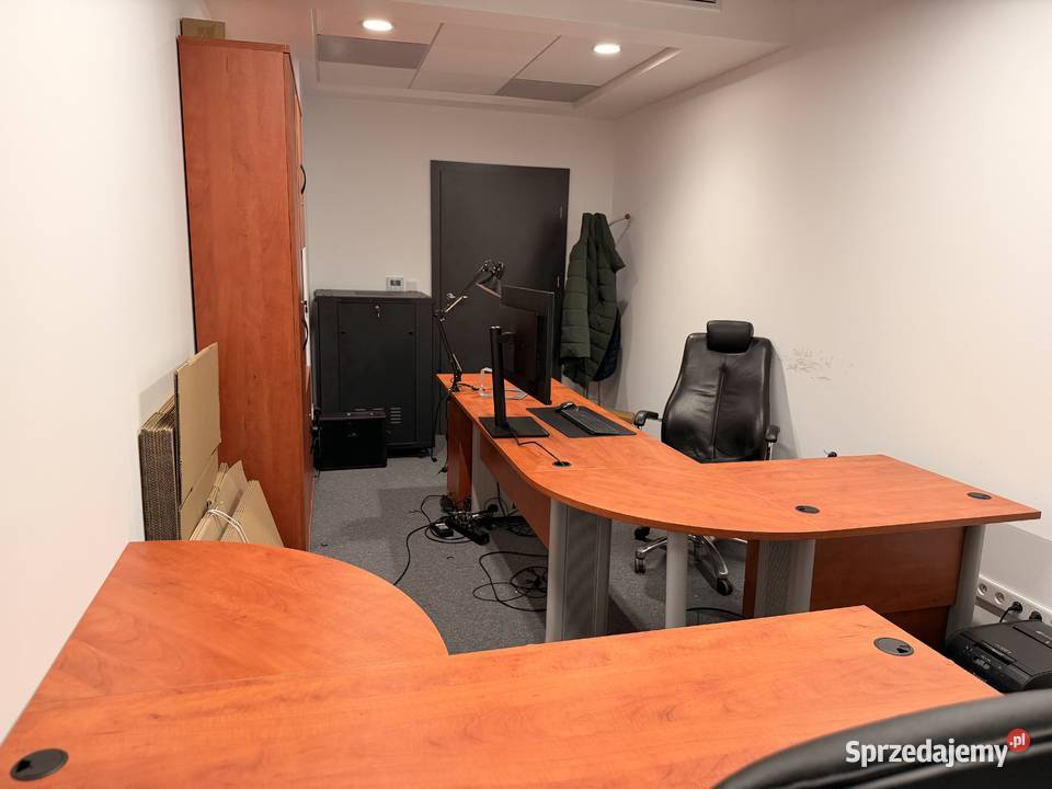 Zestaw mebli biurowych ABM biurka regał szafa Kraków