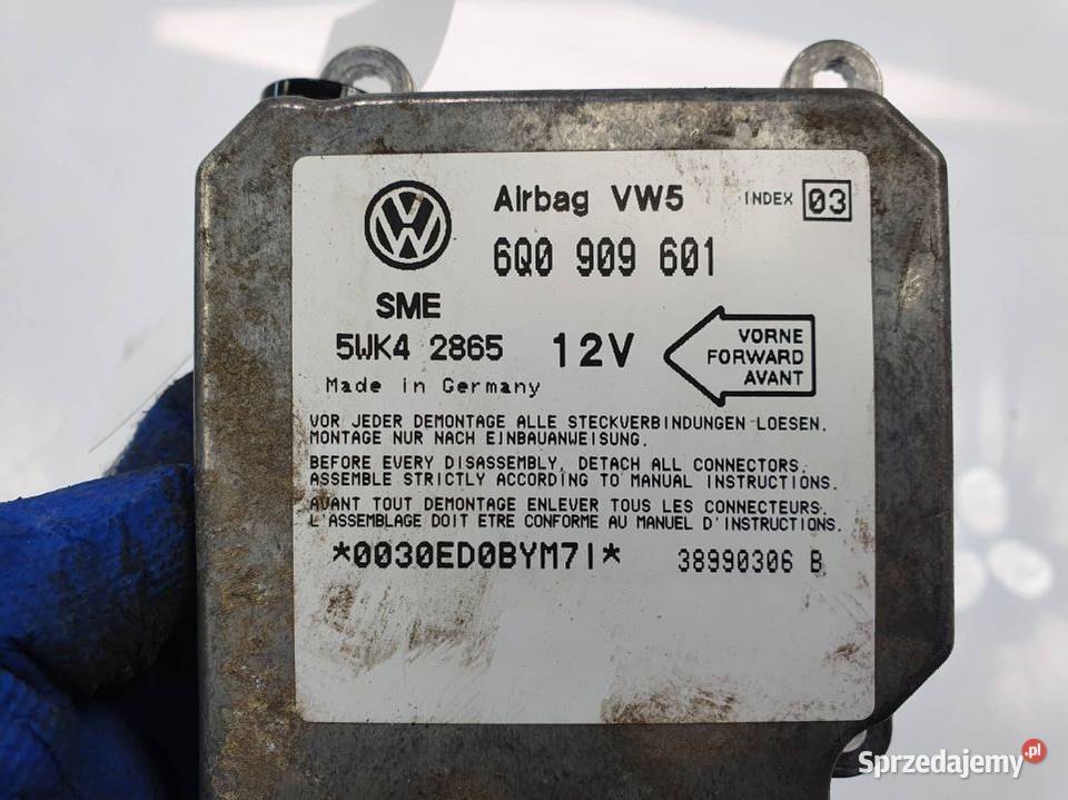 MODUŁ VOLKSWAGEN LUPO 6Q0909601 osobowe Pozostałe Lipno