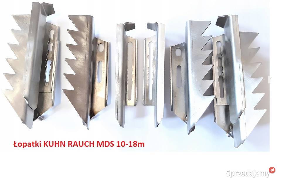 Komplet łopat do Kuhn Rauch MDS Rozsuwane 1018m Do rozsiewaczy i rozrzutników Łuków