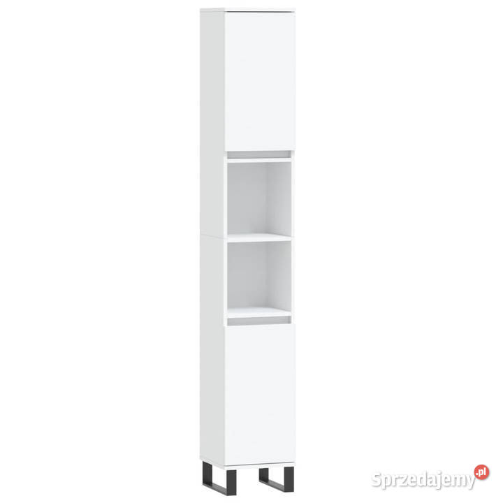 Szafka łazienkowa biała 30x30x190 materiał Warszawa