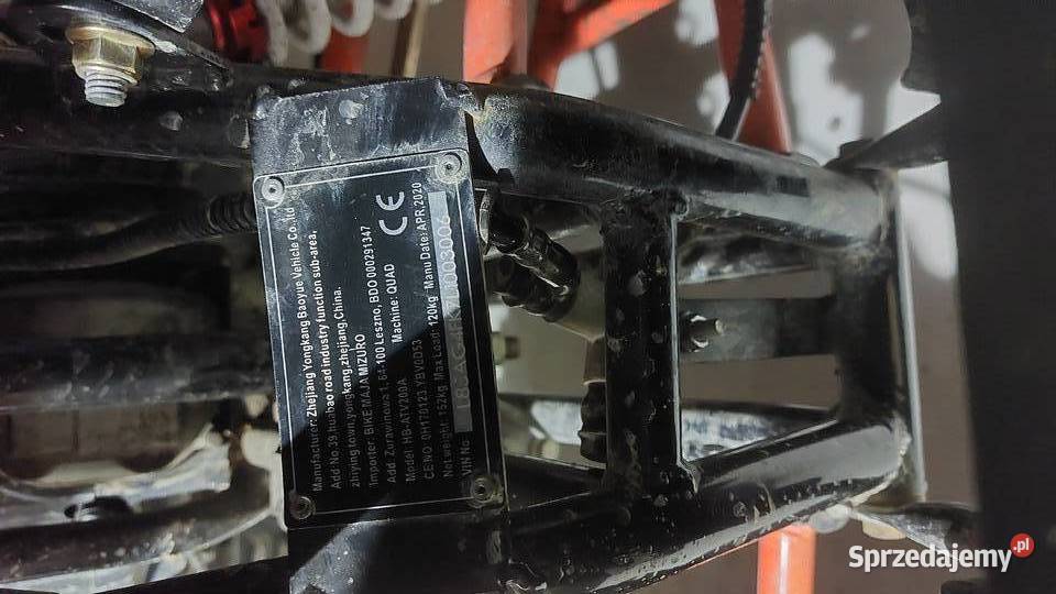 Sprzedam quada 200 Siekierczyna