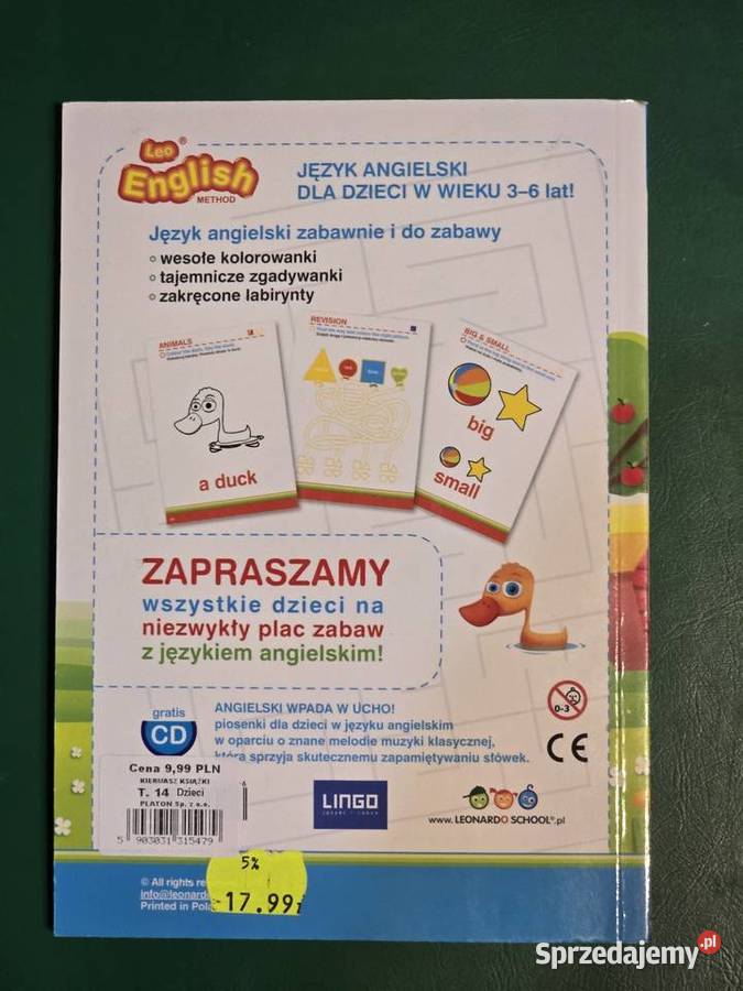 Angielski kolorowe zgadywanki 36 lat płyta CD Gryfice