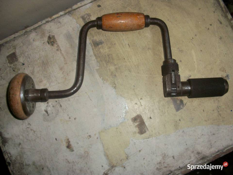 wiertarka ręczna korba stolarska Ręczne wielkopolskie Nowy Tomyśl sprzedam