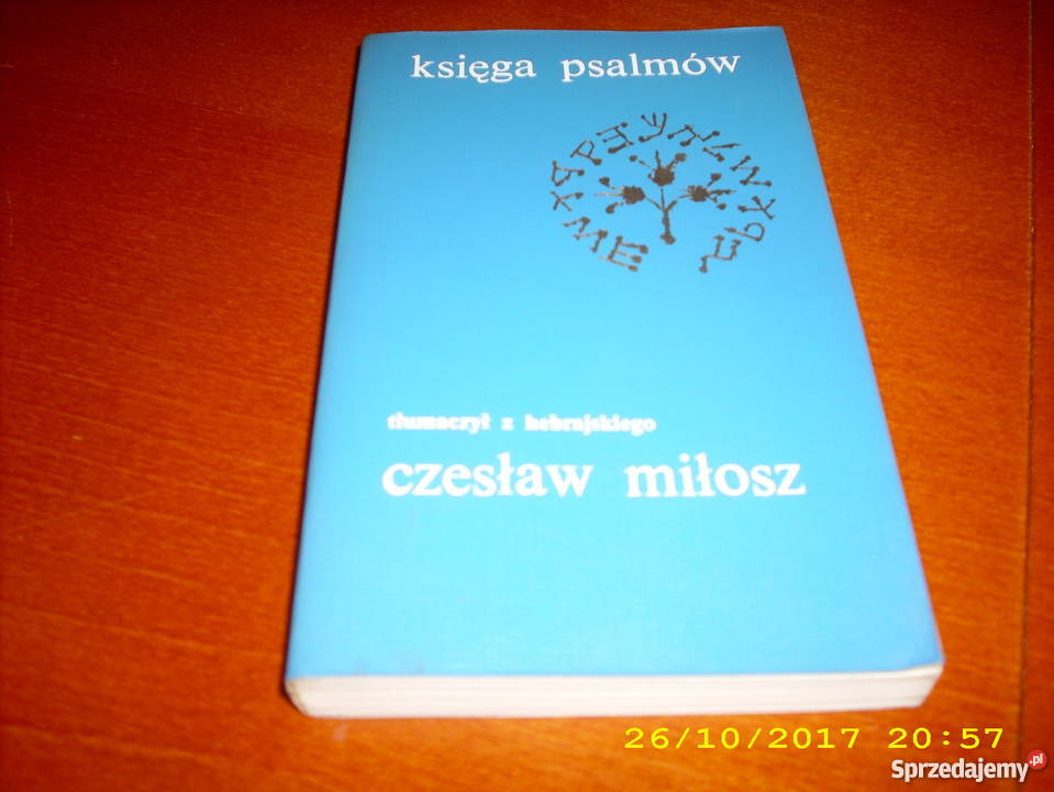 Księga psalmów Miłosz js zachodniopomorskie Szczecin sprzedam